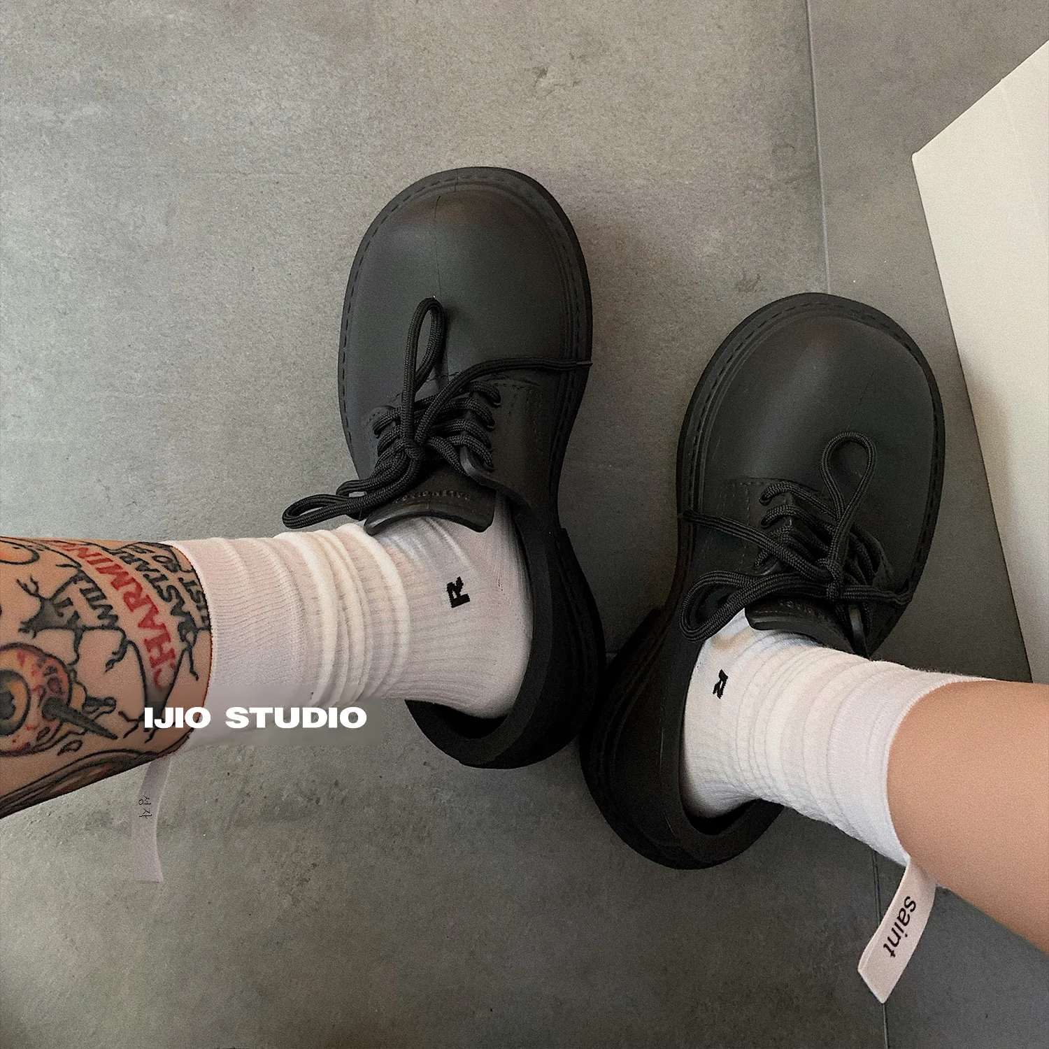 Ijio R носки из чесаного хлопка карамельных цветов с надписью однотонные