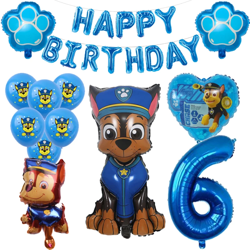 Воздушный шар из алюминиевой пленки с собакой м/ф Щенячий патруль |