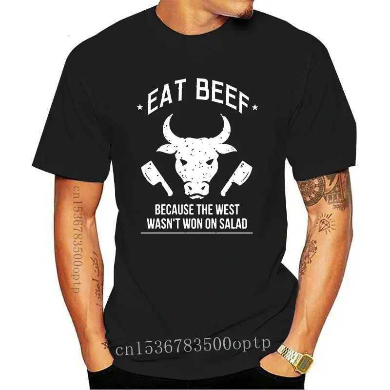 

Camiseta унисекс из бьющейся говядины, потому что Запад выиграл на салате, подарок шеф-повара, забавная камистра 202