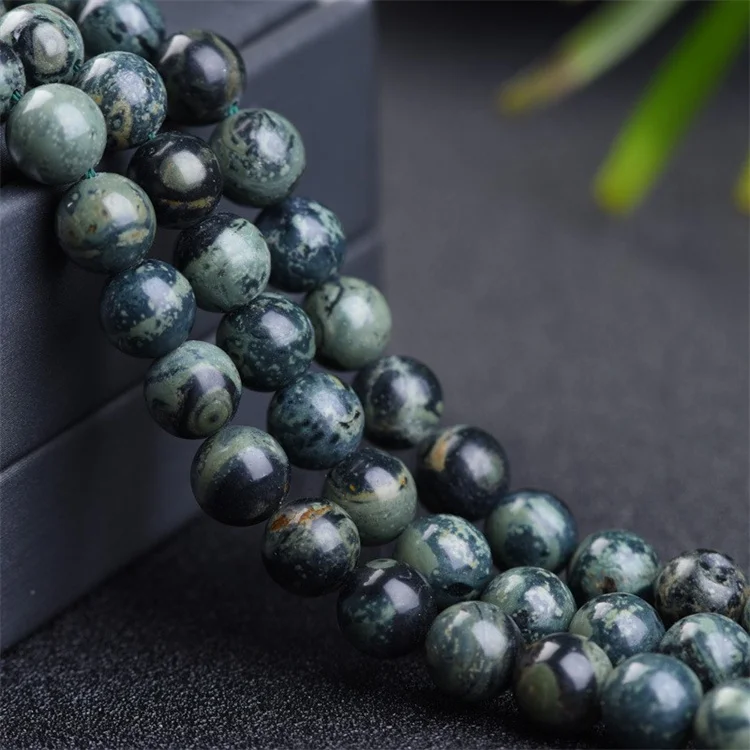 

Fahsion Trend Natural Kambara Jasper Stone Round Loose Spacer Bead For Jewelry Making Bracelet DIY Earring Accessories Gift Girl