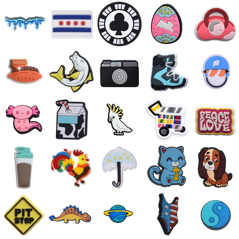 

Shoes Accessories Gifts Women Charm Set Jeans Men Boy Shoe Charms Kids Wholesale Bulk Decorations for Crocs Packs Para Pins Girl