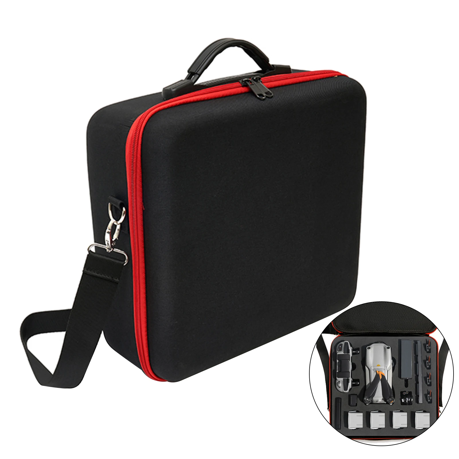 

Crossbody Multifunction Solid Travel Shoulder Strap Carrying Case Protective With Handle Shockproof For DJI Mavic Air 2S