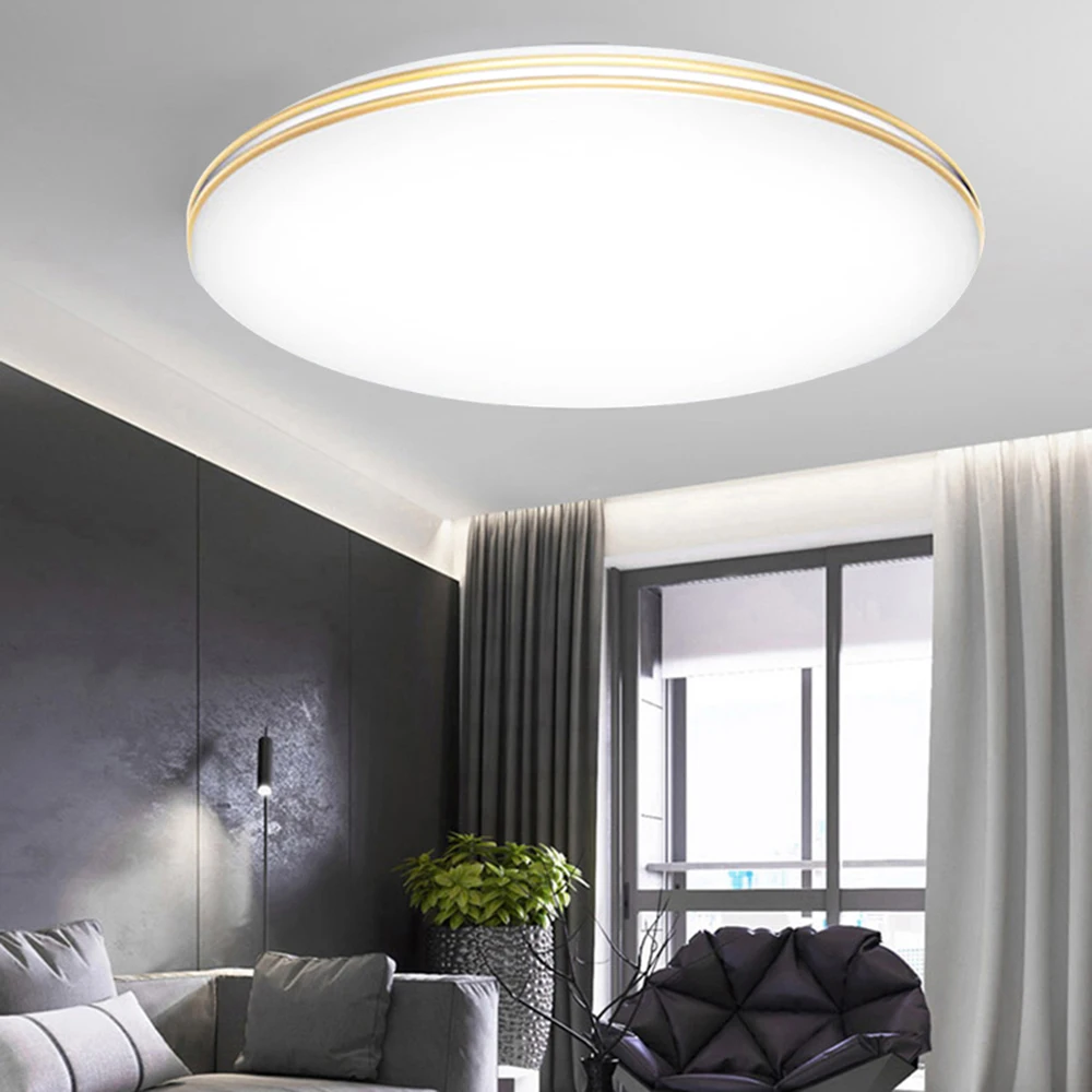 

Led Ceiling Light Modern Chandelier For Living Room Bedroom Home Decor Simple Daily Lights 12/18/22/24/48W Kitchen Hanging Lamp