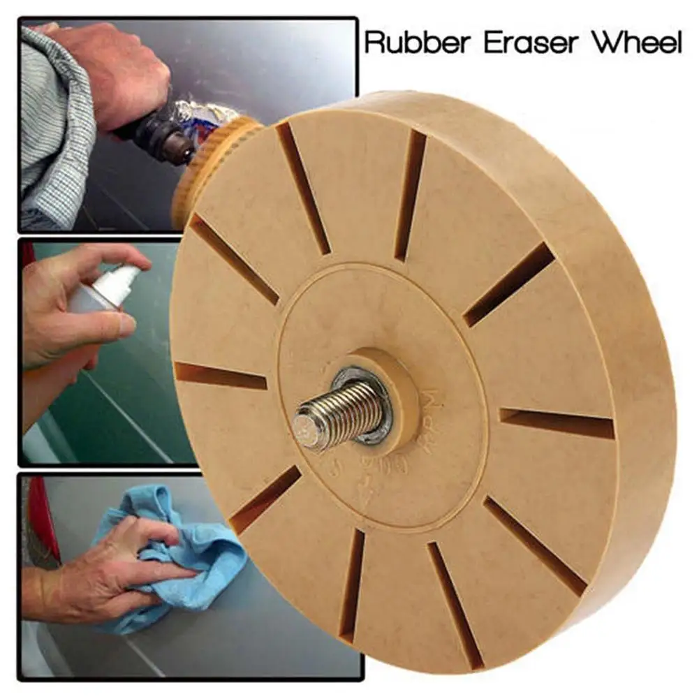 3.5 Inch 88mm Universal Rubber Eraser Wheel For Remove Paint Pneumatic Sticker Glue Adhesive Car Repair Degumming Disc Tool P5r2 |