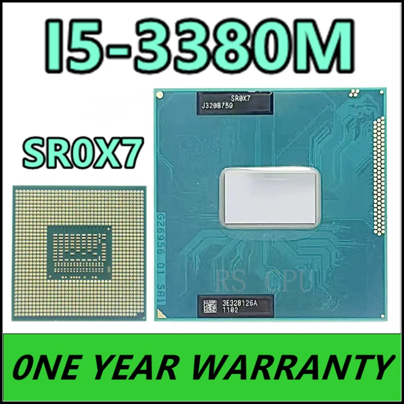 I5-3380M I5 3380M SR0X7 2,9 ГГц процессор четырехпоточный двухъядерный 3M 35W Soket G2/RPGA988B