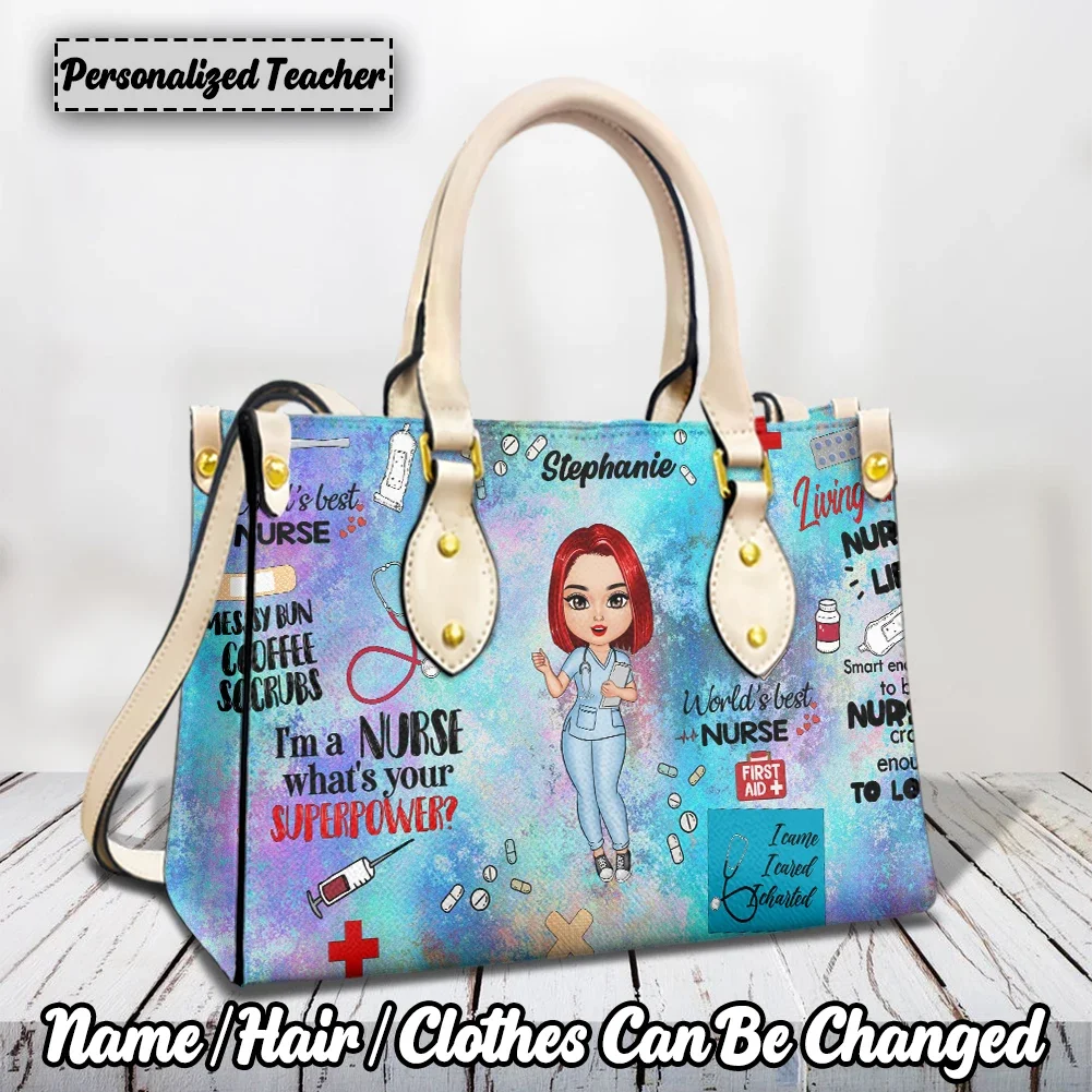 Индивидуальный дизайн модная сумка для подмышек мультяшная медсестра