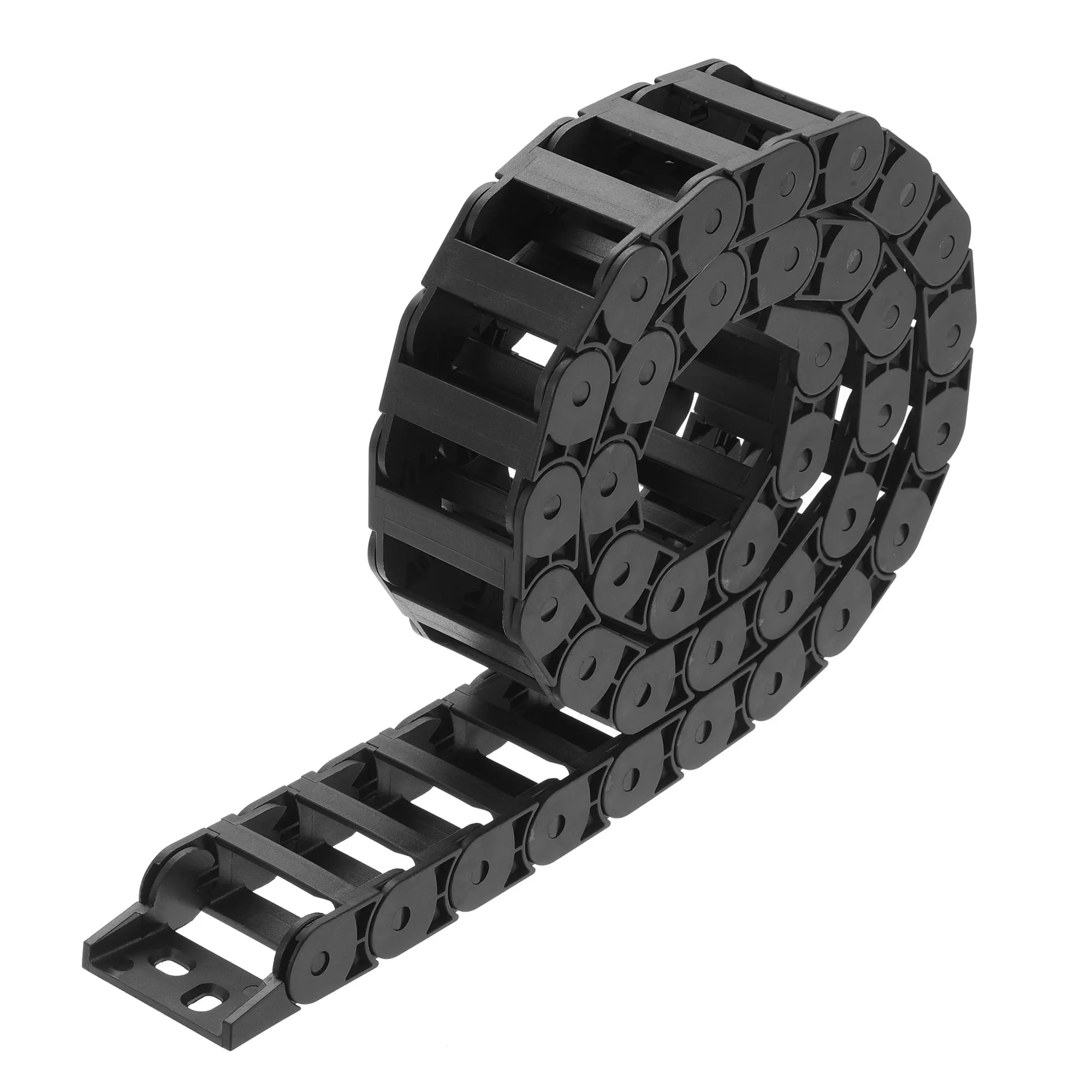 

Uxcell 15x36mm Drag Chain Cable Carrier Open Type 1 Meter with End Connectors for Electrical CNC Router Machines