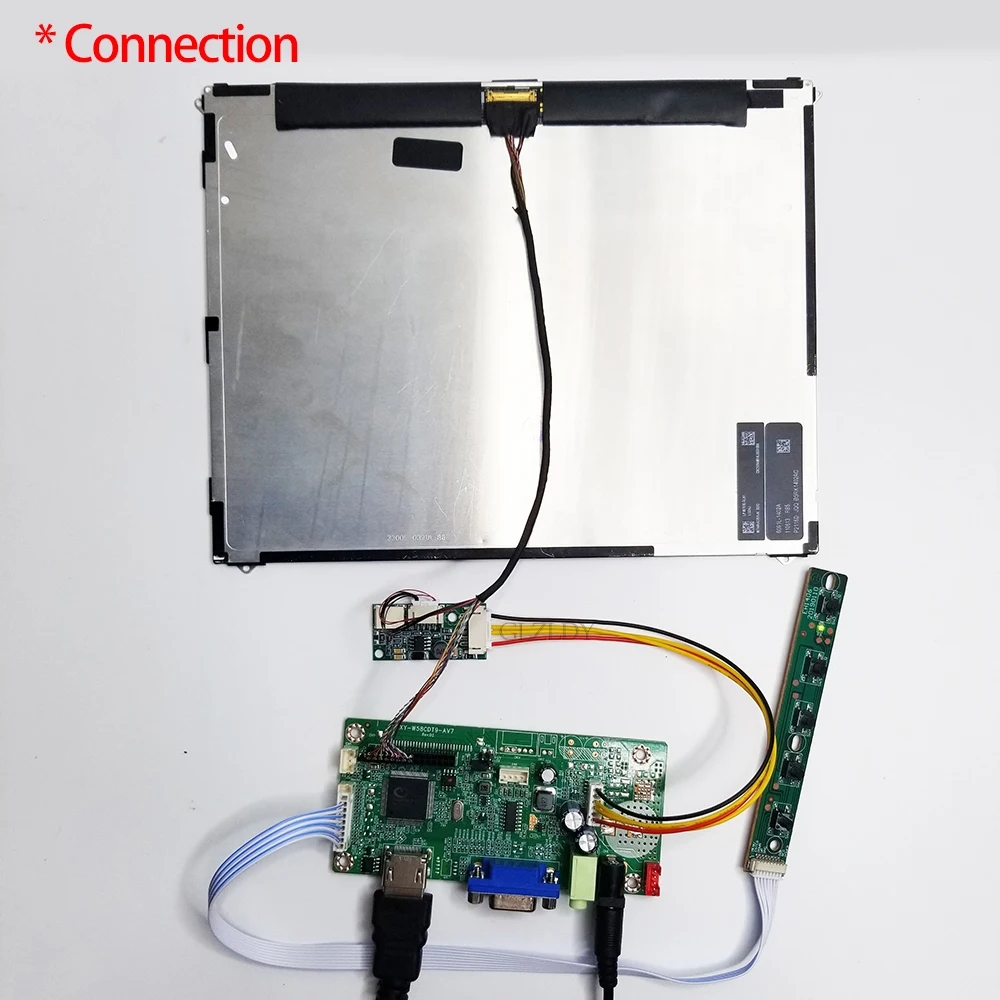 Комплект для LTN097XL02 плата привода 30 контактов LVDS HDMI ipad1 ipad2 материнская управления