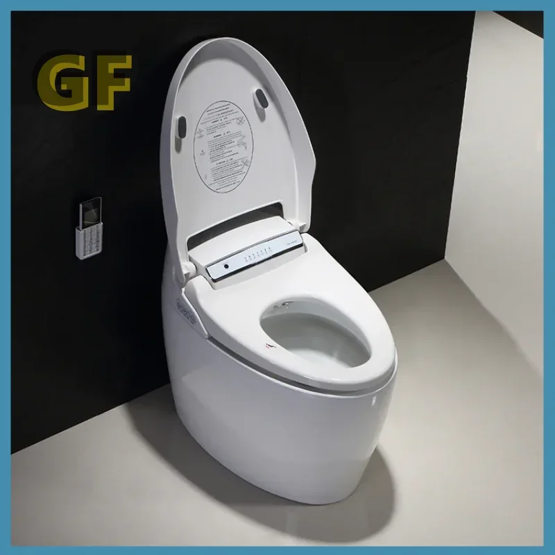 Умный унитаз Интеллектуальный автоматический смыв с откидной крышкой