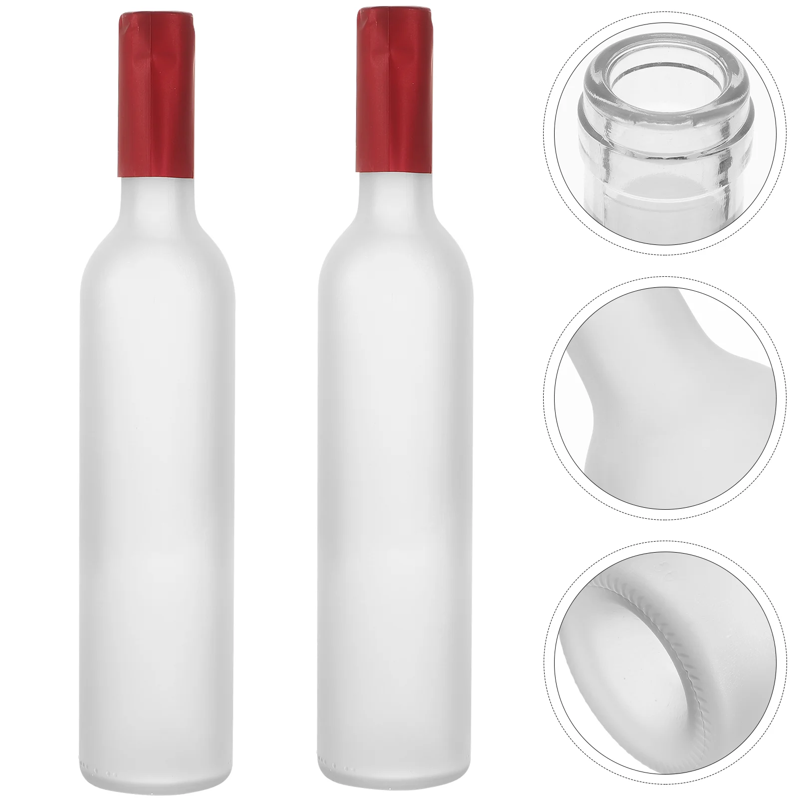

2pcs Empty Bottle, Clear Bottles Bottle Empty Bottles For Glass Bottles Bottles