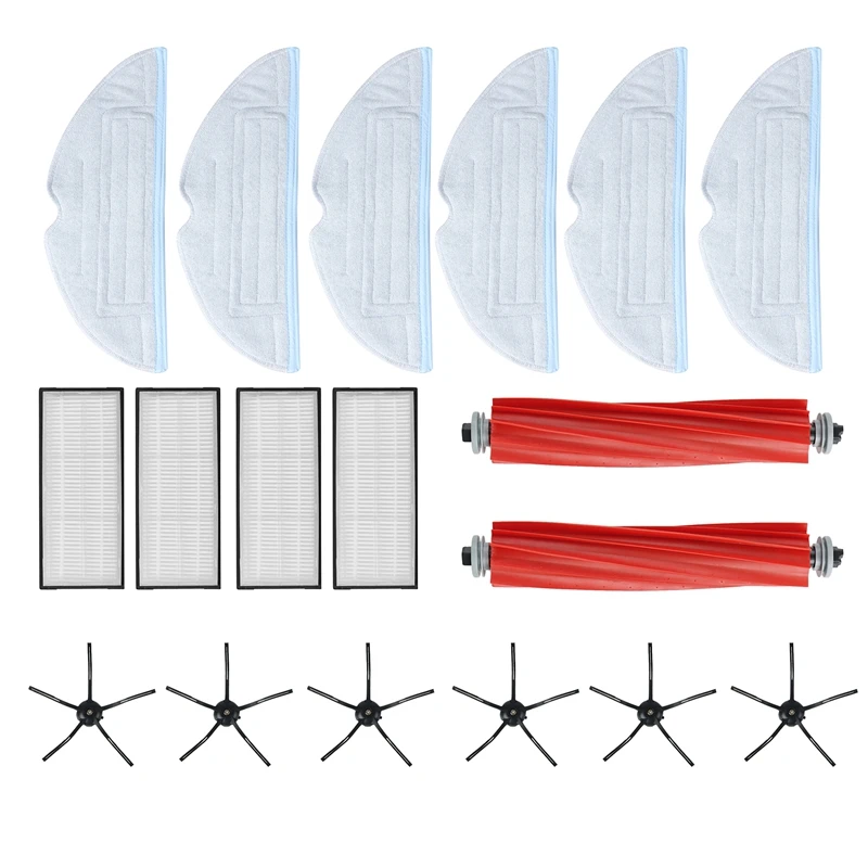 

Запчасти для пылесоса Xiaomi Roborock S7 S70 S75 S7max T7S, фильтр НЕРА, круглая щетка, боковая щетка, тряпка