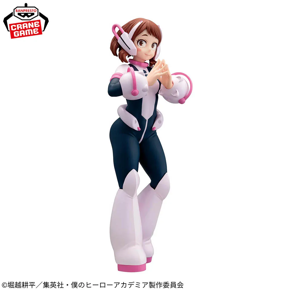 Фото Оригинальная коллекционная фигурка Banpresto GLITTER&GLAMOURS My Hero Academia Ochaco Uraraka, 23 см, аниме-фигурка, модель, игрушка, подарок, в наличии №2