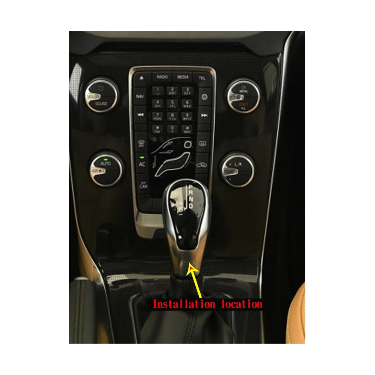 Черная передняя крышка шестерни + задняя для Volvo XC60 S60 V40 V60 S80