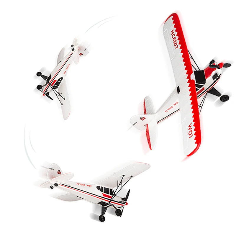 JJRC W01 3CH 2.4G remote control airplane 6-axis Glider Self-stabilizing simulation UAV RC Fixed wing enlarge
