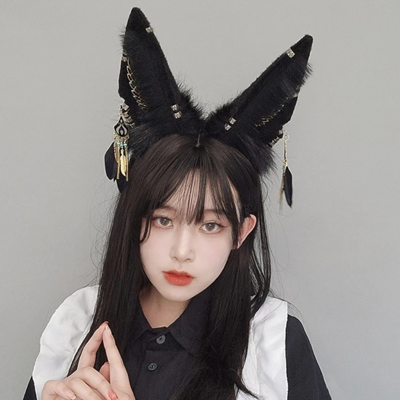 

Lovely Headband Cartoon Sheep Ear Shape Hair Hoop Cute Hairband for Woman Girls Drop Shipping