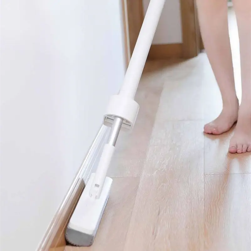 

Magic Mop Sponge Self Squeeze Water Household Cleaning Washing Bathroom Floor Kitchen Hands Free Squeegee Head Spin Broom Flat