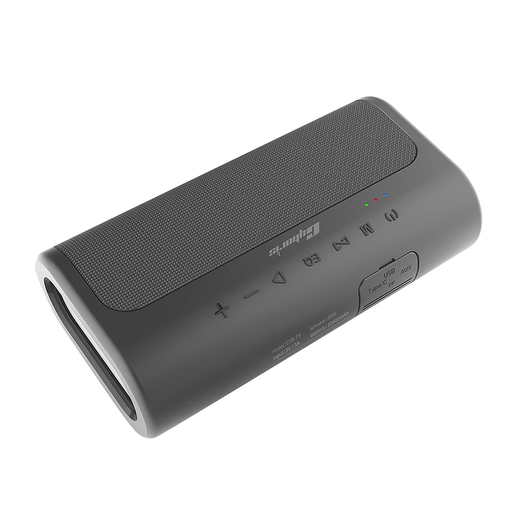 

Cyboris Peak Power 100W 10400MAH Outdoor Stereo Sound Tws Deep Bass Portable NFC DSP TF Blue Tooth Speakers