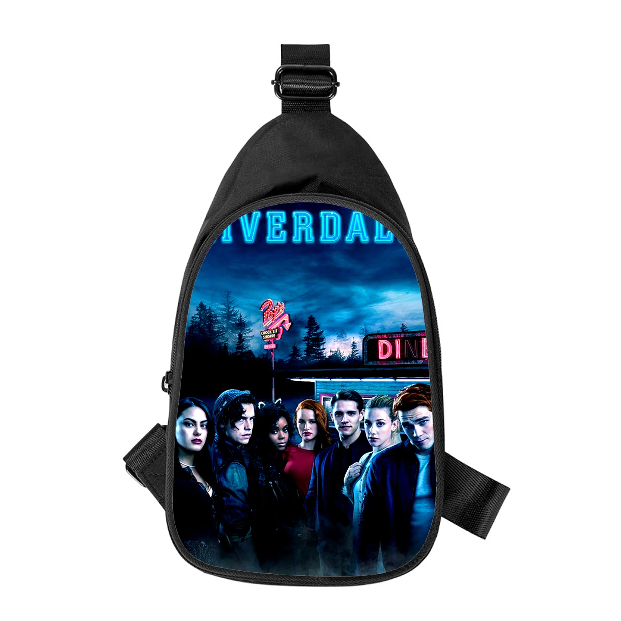 TV Riverdale 3D Print New Men Cross Chest Bag Diagonally Women Shoulder Bag Husband School Waist Pack Male chest pack