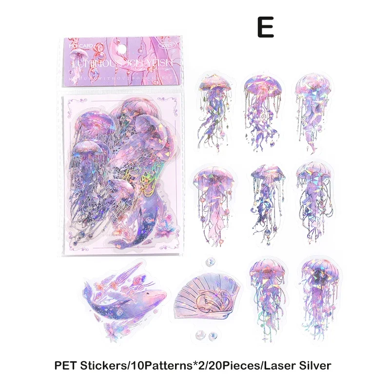 

Набор наклеек Journamm «Медузы»