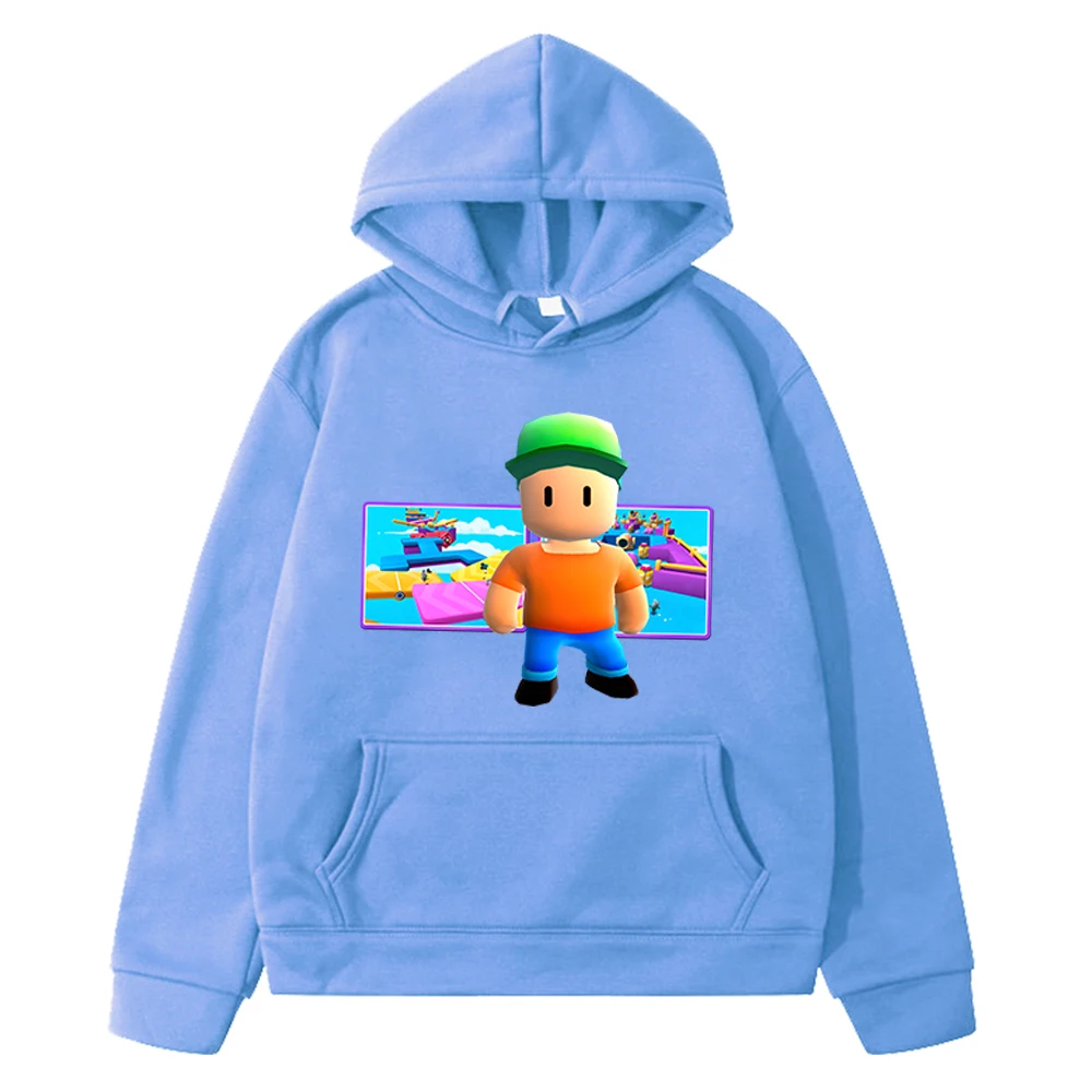 

Stumble Guys Hoodies anime hoodie Fleece sweatshirt kids clothes girl boy clothes y2k sudadera Autumn pullover Children clothing