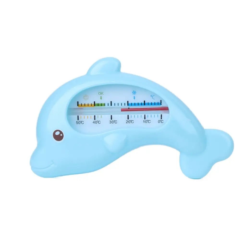 

New Portable Children Shower Water Thermometer Baby Bathing Dolphin Shape Temperature Infants Toddler Water Measure