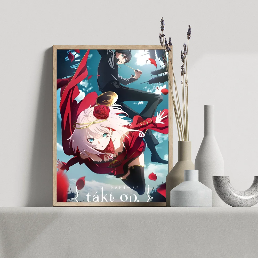 T-Takt Op. D-Destiny Vintage Posters Sticky Whitepaper Sticker DIY Room Bar Cafe Wall Decor