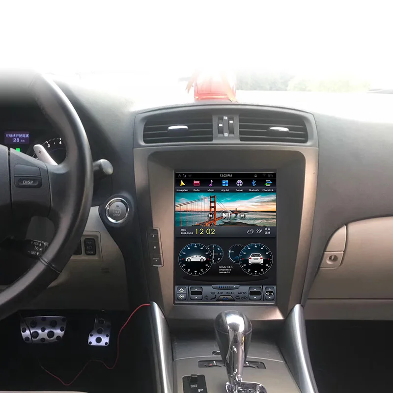 Для Lexus IS 200 250 300 2005-2012 Android мультимедийный DVD-плеер Carplay GPS-навигация с сенсорным