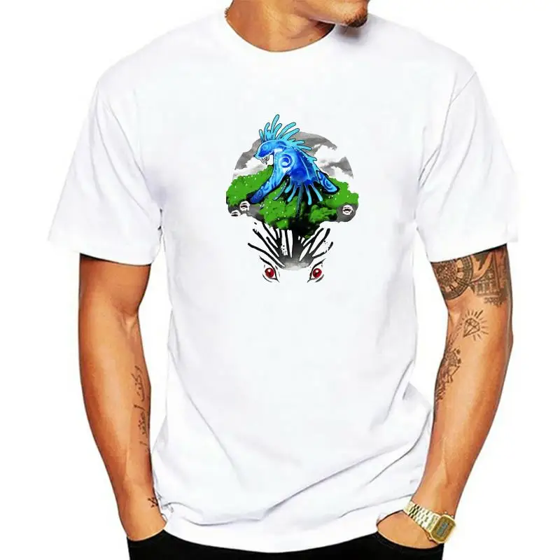 

Футболка Totoro с рисунком Аниме Манга Миядзаки, Новое поступление, футболка большого размера с изображением бога леса, хлопковые футболки в с...