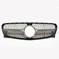front upper grill for 2014 2016 mercedes benz gla class x156 silver diamond look