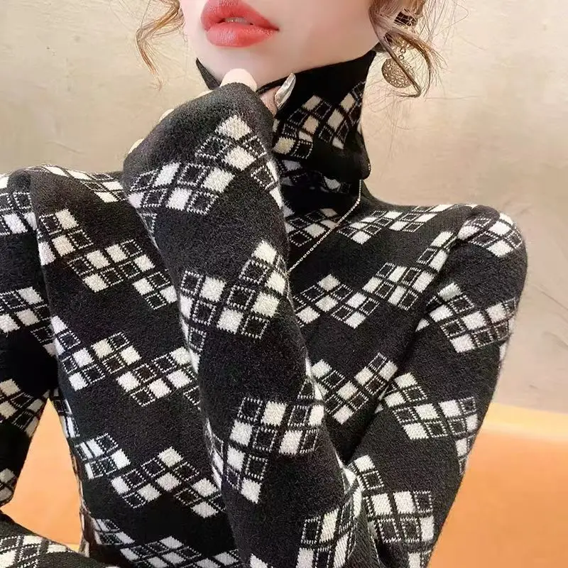 Женский вязаный пуловер Y2k