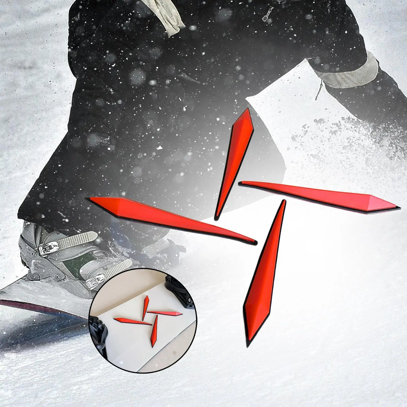 4 подушечки для сноуборда тяговые зимнего катания на сноуборде