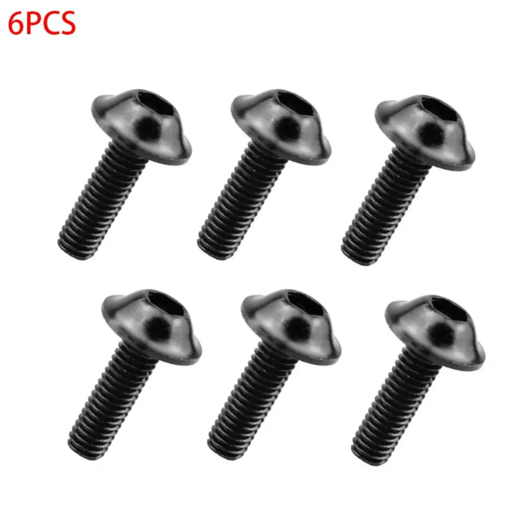 6 шт. M6X20 мм болты для мотоциклов, винты, алюминиевые шестигранные болты для обтекателя номерного знака, болты, болты, винты для мотоциклов, скутеров