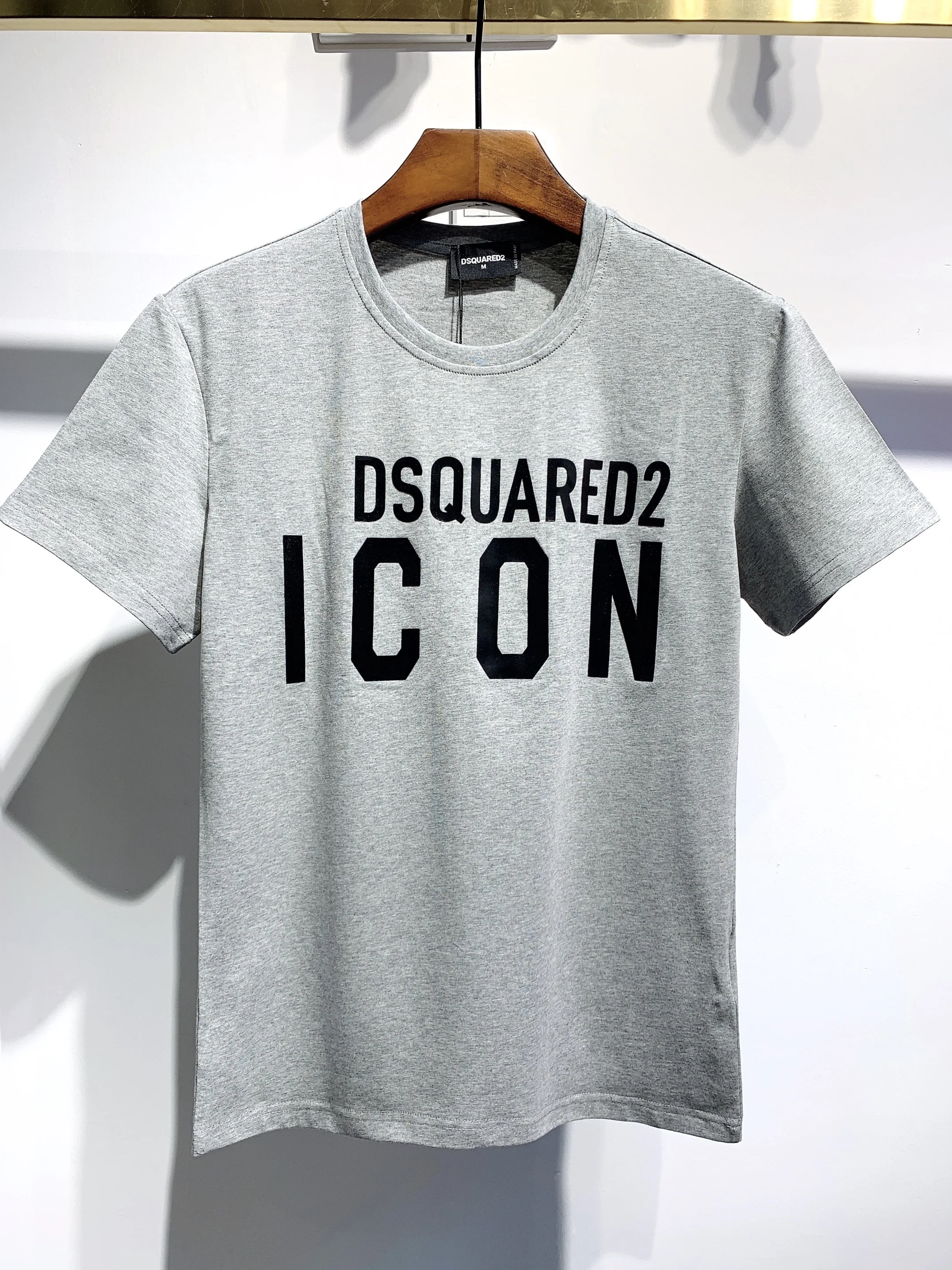 Новинка Dsquared2 мужские и женские парные модные хлопковые футболки Dsq2 с круглым