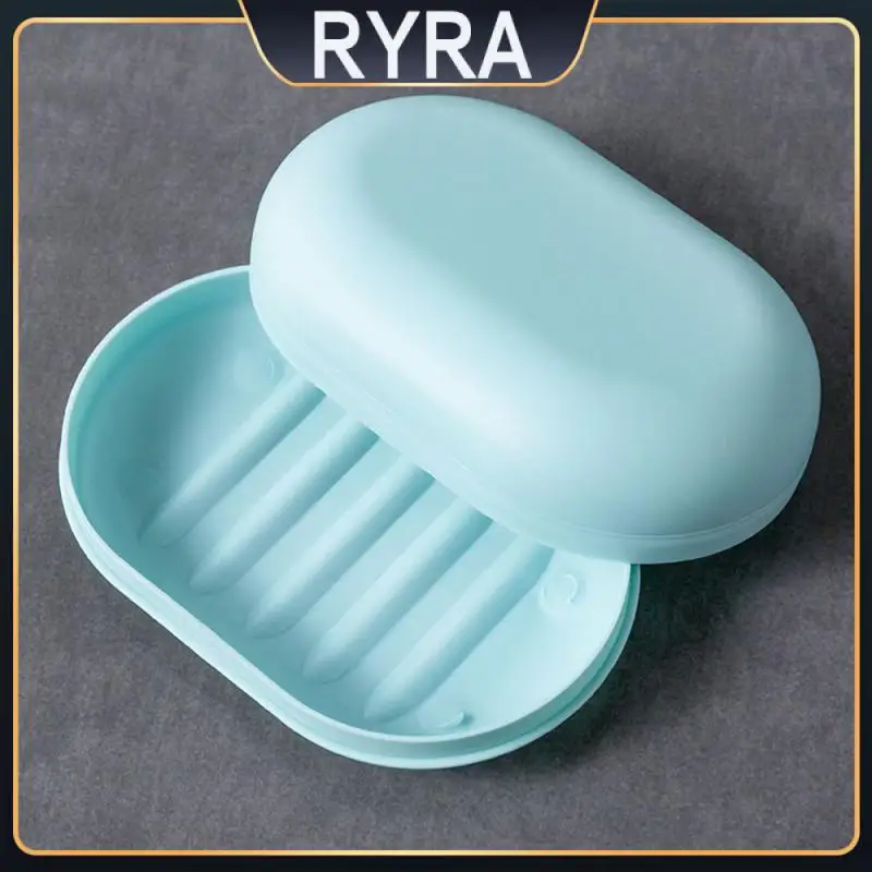 

Delicate Portable Soap Box 1pcs Anti-smashing Travel Soap Box Thick Portable Soap Dishes Drain Soap Box Creative Anti-falling Pp