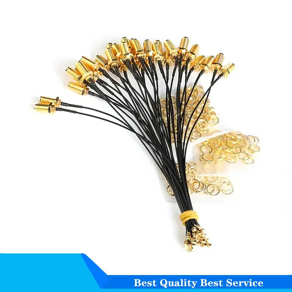 

5pcs SMA Connector Cable Female to uFL/u.FL/IPX/IPEX UFL to SMA Female RG1.13 Antenna RF Cable Assembly RP-SMA-K