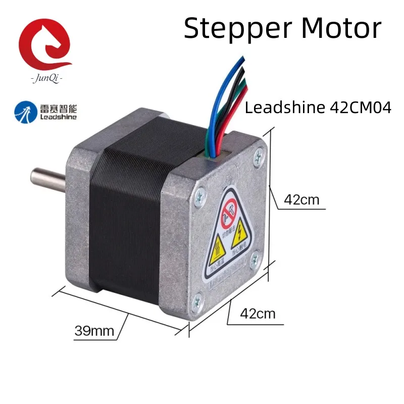 Nema 17 Leadshine Шаговый двигатель (42CM04), 1,5 А, 0,45 Нм, двигатель 3D-принтера, 2 фазы для гравировального фрезерного станка с ЧПУ (art.: 3920cd306e1f6) - 3920cd306e1f6