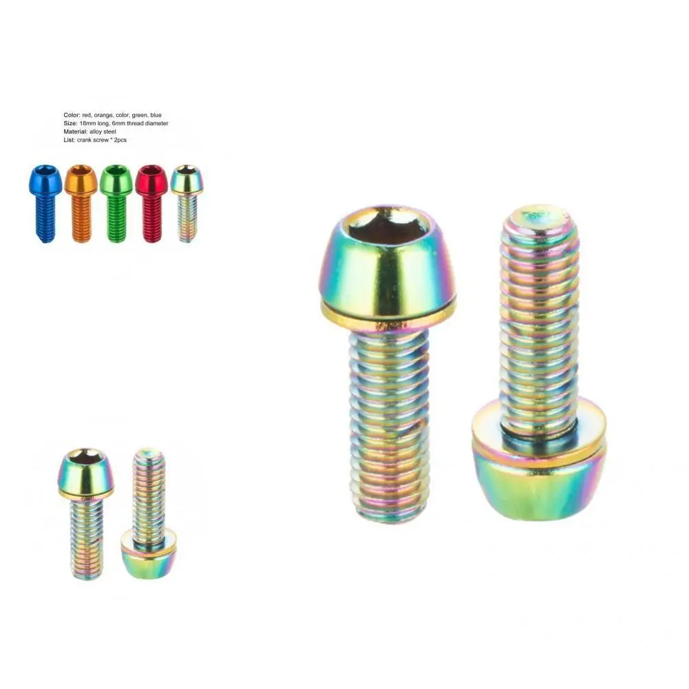 

Bike Brake Screws Good Practicability High-Quality Not Easy to Rust Crank Bolt Alloy Road Arm Fixing Screws