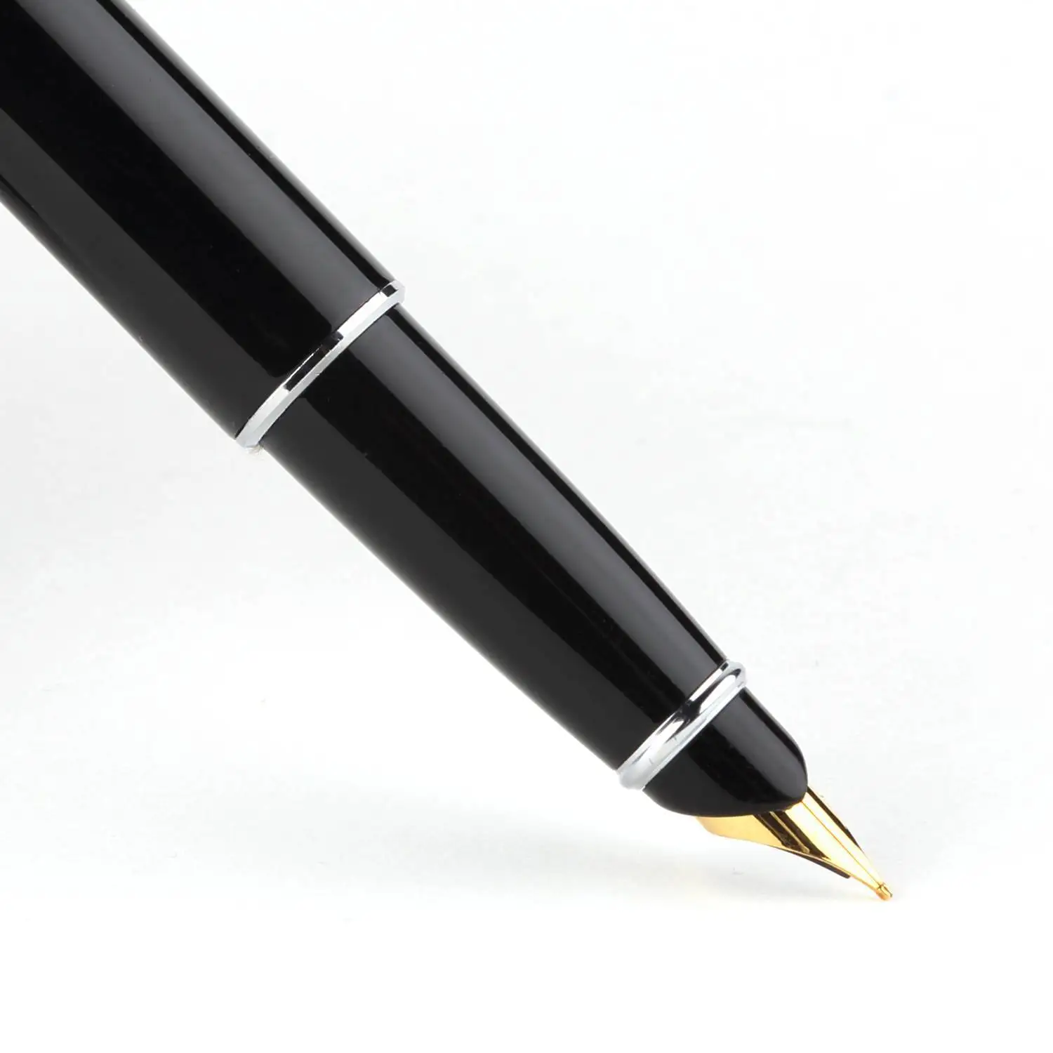 Ручка перьевая HERO 372-2 ЧернаяСеребристая с зажимом (art.: 3920be88cc499) - 3920be88cc499