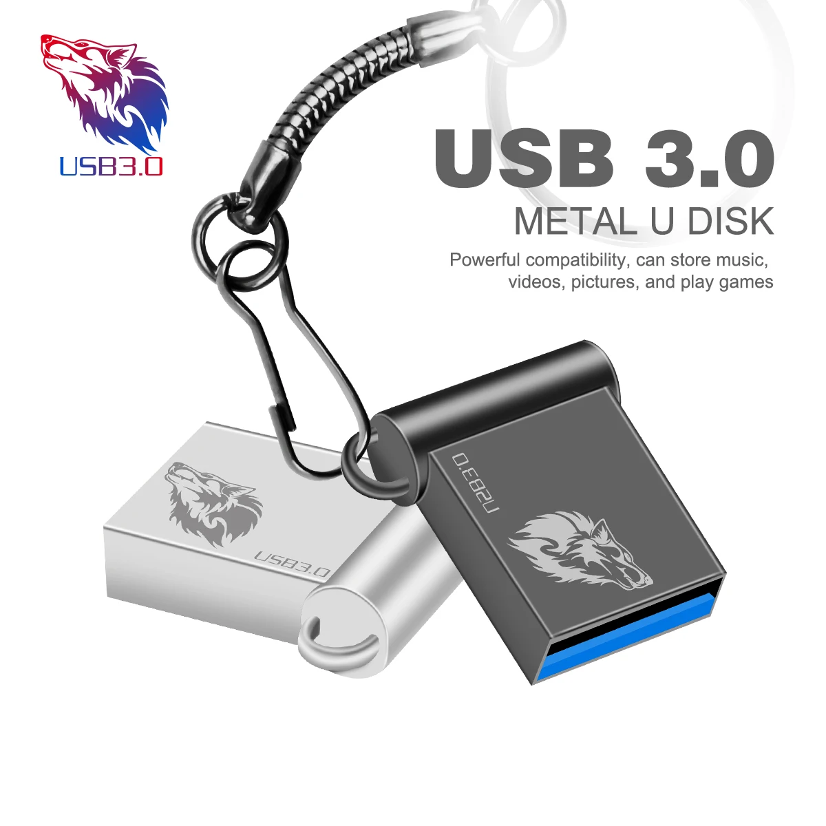 

hot selling Metal super mini USB 3.0 Stick high speed 8GB 16GB 32GB 64GB 128g breal capacity usb3.0 Pendrive Flash Memory stick