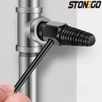 stonego broken pipe remover double head manual water pipe valve faucet stripped screw remover repair tool for 12 34 pipe