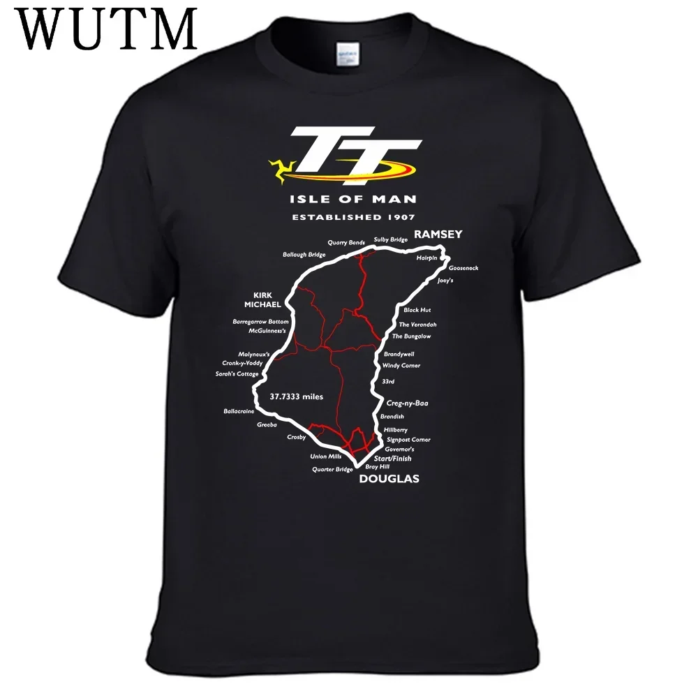 Футболка Isle of Man TT Рубашка из 100% хлопка