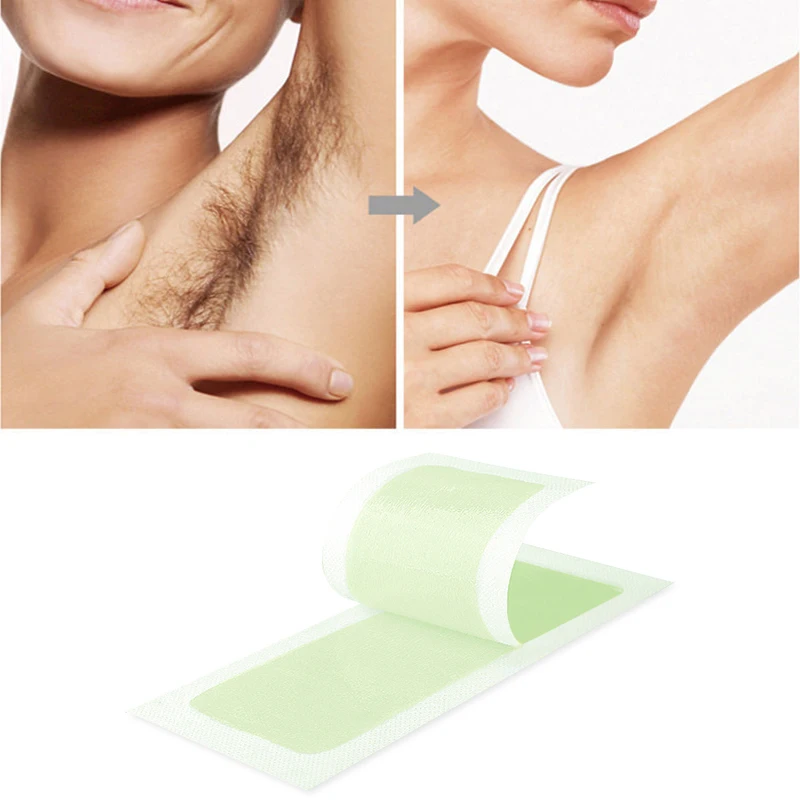 

10pcs Professional Hair Removal Wax Strips for Depilation Double Sided Cold Wax Paper for Bikini Leg Body Face Hair Removal
