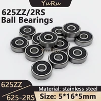 51030 pcs 625 2rs 625zz bearing size 5x16x5mm miniature accessories wheel 625zz ball bearings 625 2rs 3d printer parts