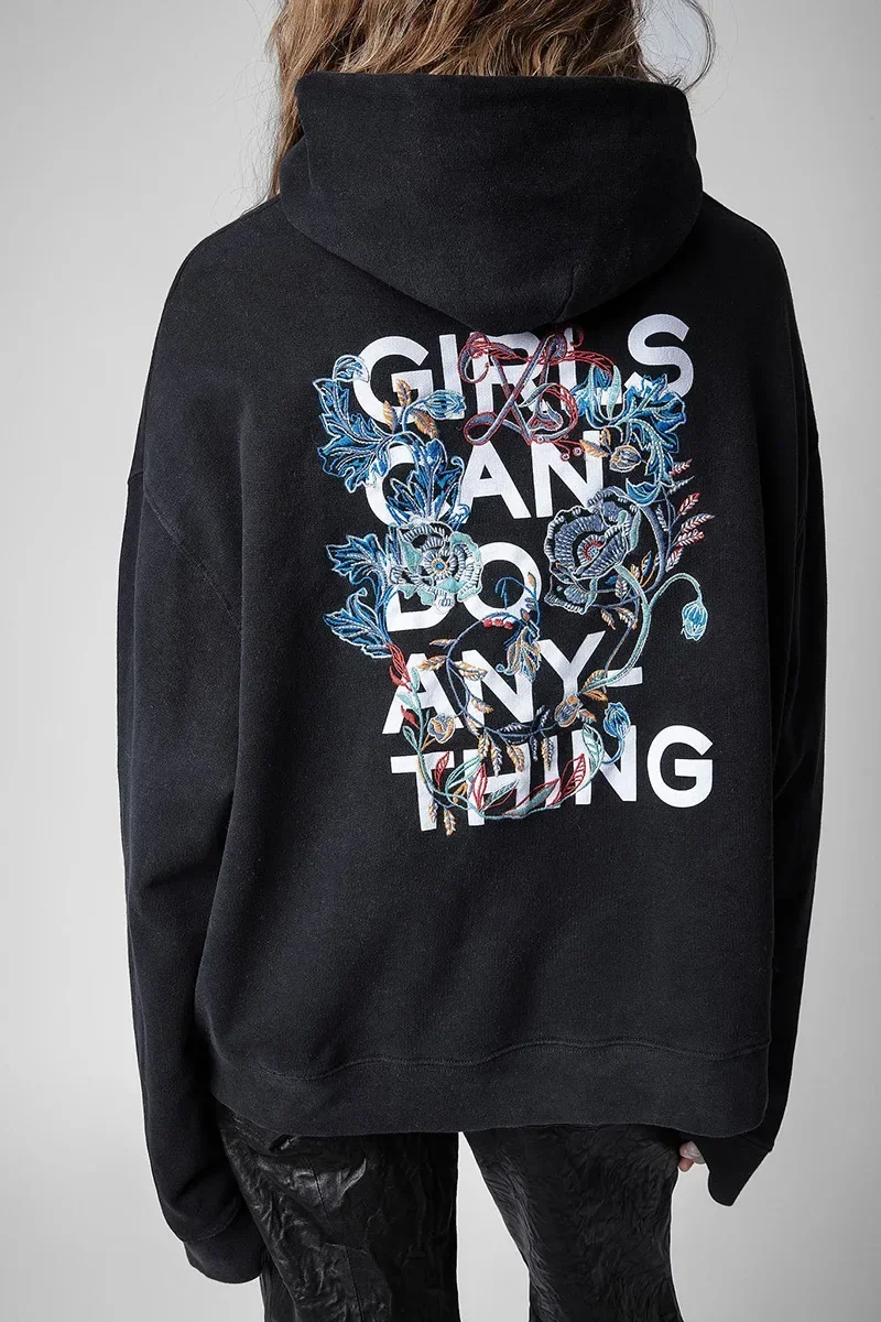 Ранняя осень новая французская нишевая ZV за классическими буквами с цветочной