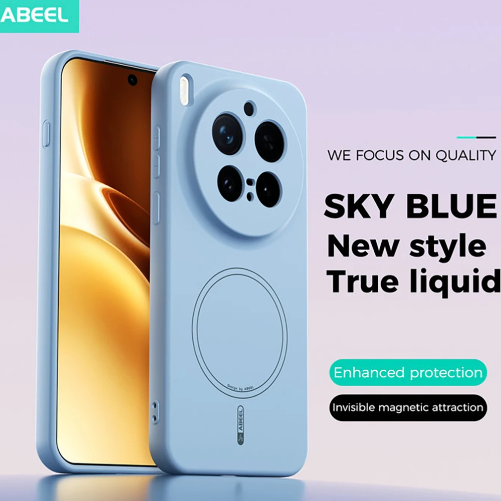 Фото Чехол ABEEL Armor 360 Protect для Vivo X300 Pro 5G с защитой камеры, магнитный чехол для Vivo X200 Pro Mini X300 FE №1