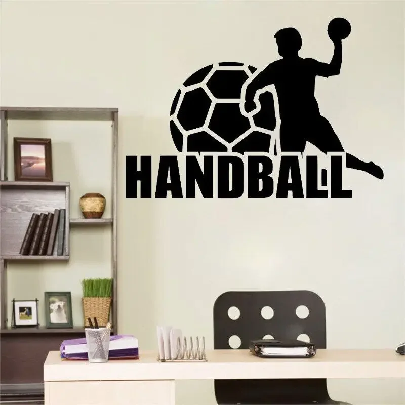 Настенная виниловая наклейка в виде гандбола спортивные фотообои