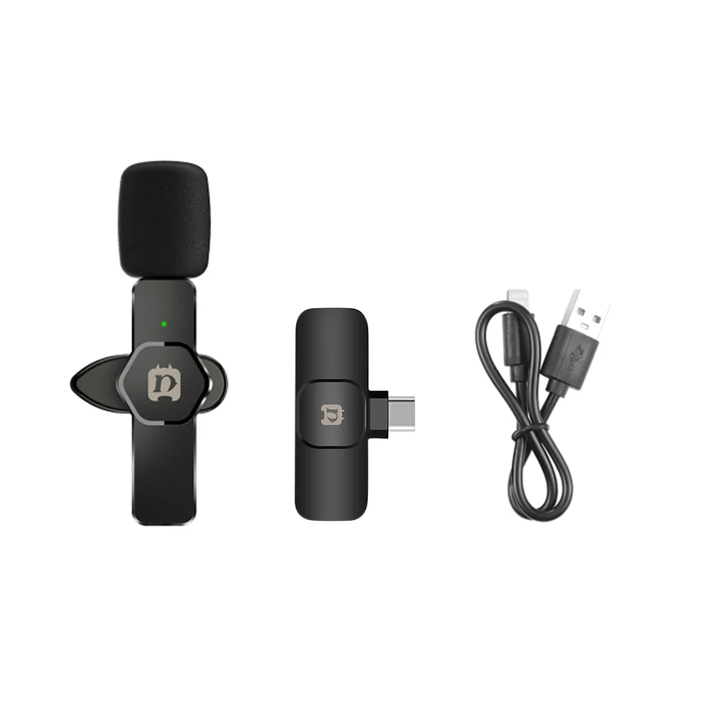 

Wireless Microphone Noise Reduction Video Recording Clip On Microphone Lapel Mic