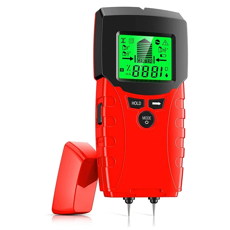 

TM100 6 In 1 Stud Finder Wall Detector Large Lcd Digital Wood Studs Center Digital Metal Detector