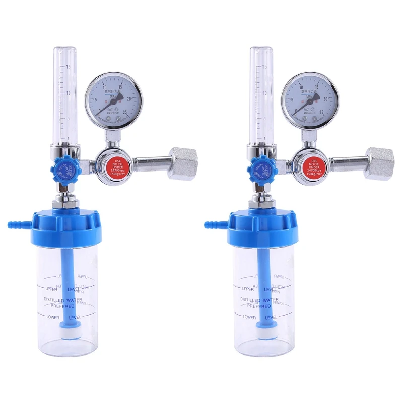 

TOP 2X Oxygen Meter YH.YX11A Buoy Type Oxygen Inhalator Meter Pressure Reducing Valve Pressure Regulator G5/8