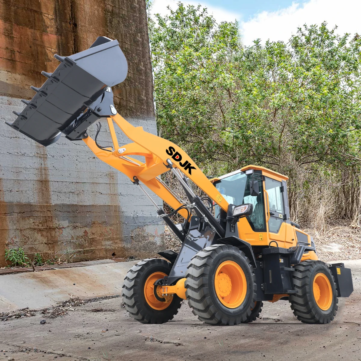 

China Factory Hot Selling 3T Mini Wheel Loader 0.43 Cbm with Best Service 1 Ton 2 Ton Multifunctional Hydraulic Pressure Loader